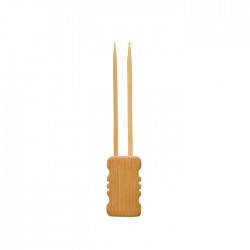 Double pique en bambou 150 mm