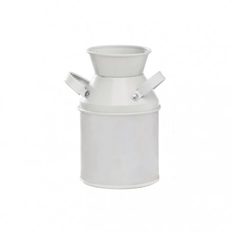 Mini pot à lait traditionnel en métal ivoire