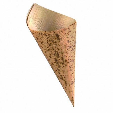 Mini cône en bambou naturel 170x70 mm